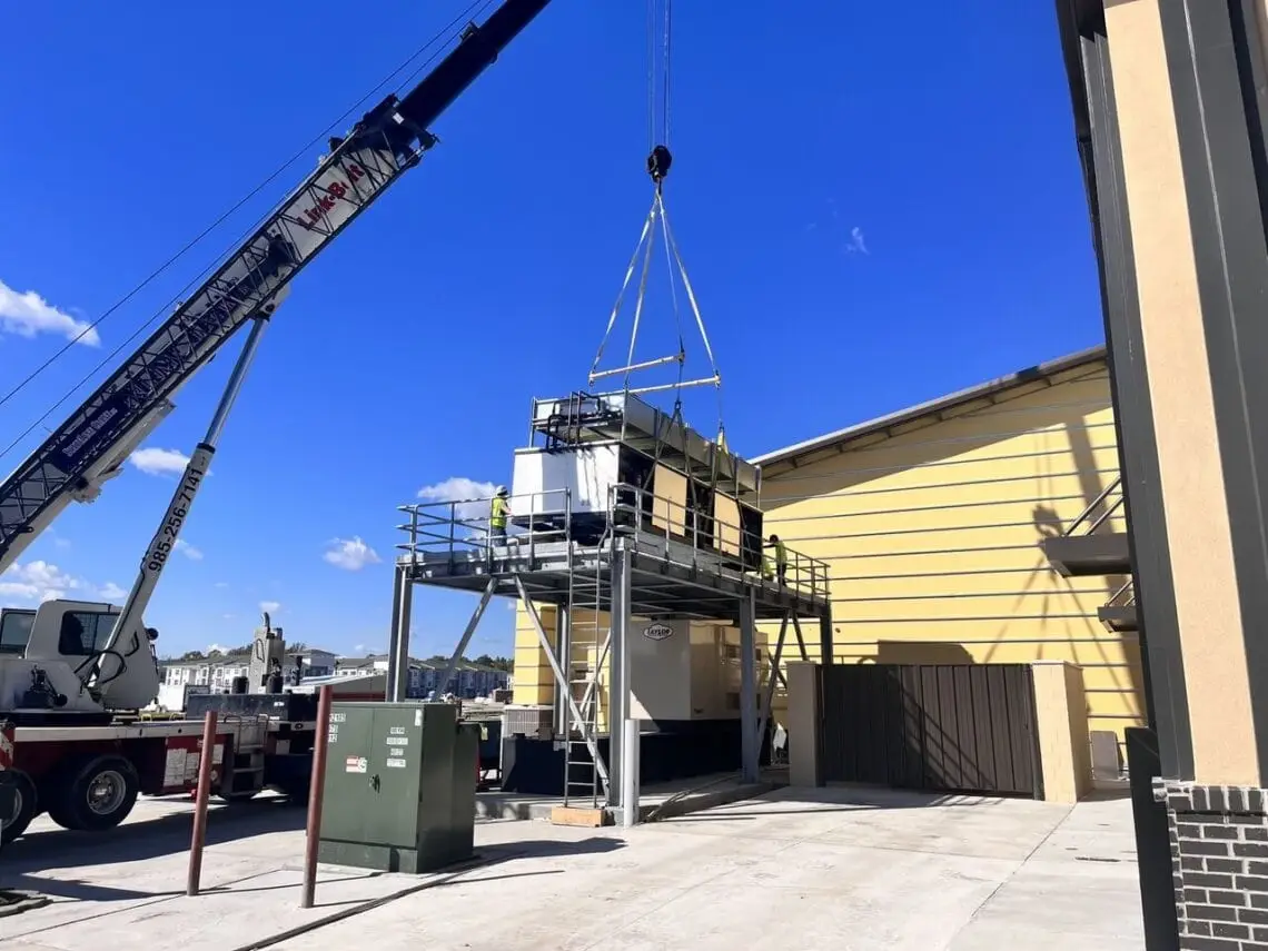 Outdoor Parallel System Installed in Louisiana, USA